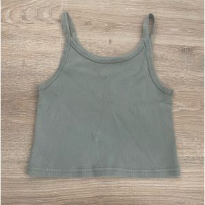 Brandy melville sage green tank
